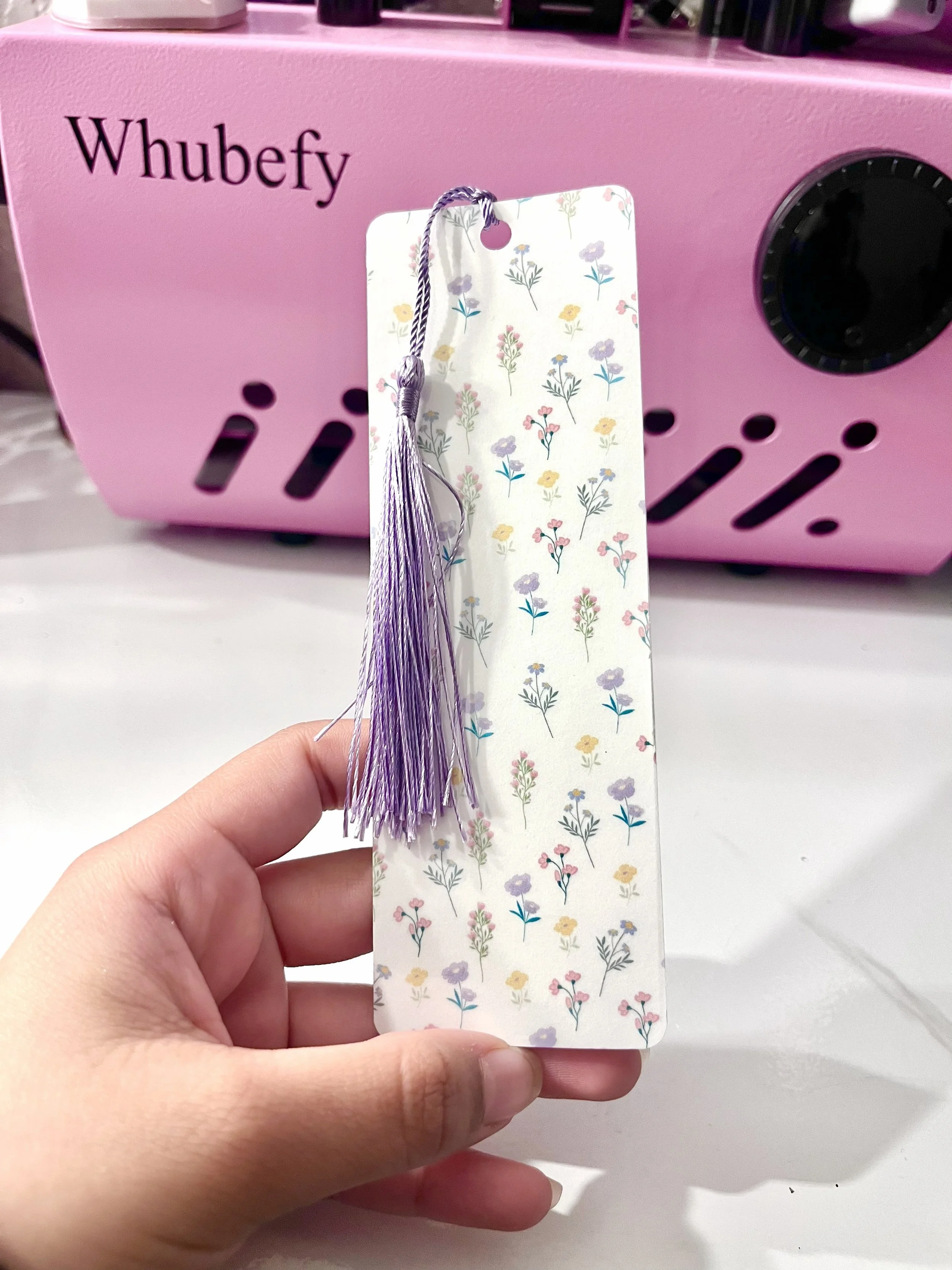Girly Flower Bookmark W_Tassel.jpg