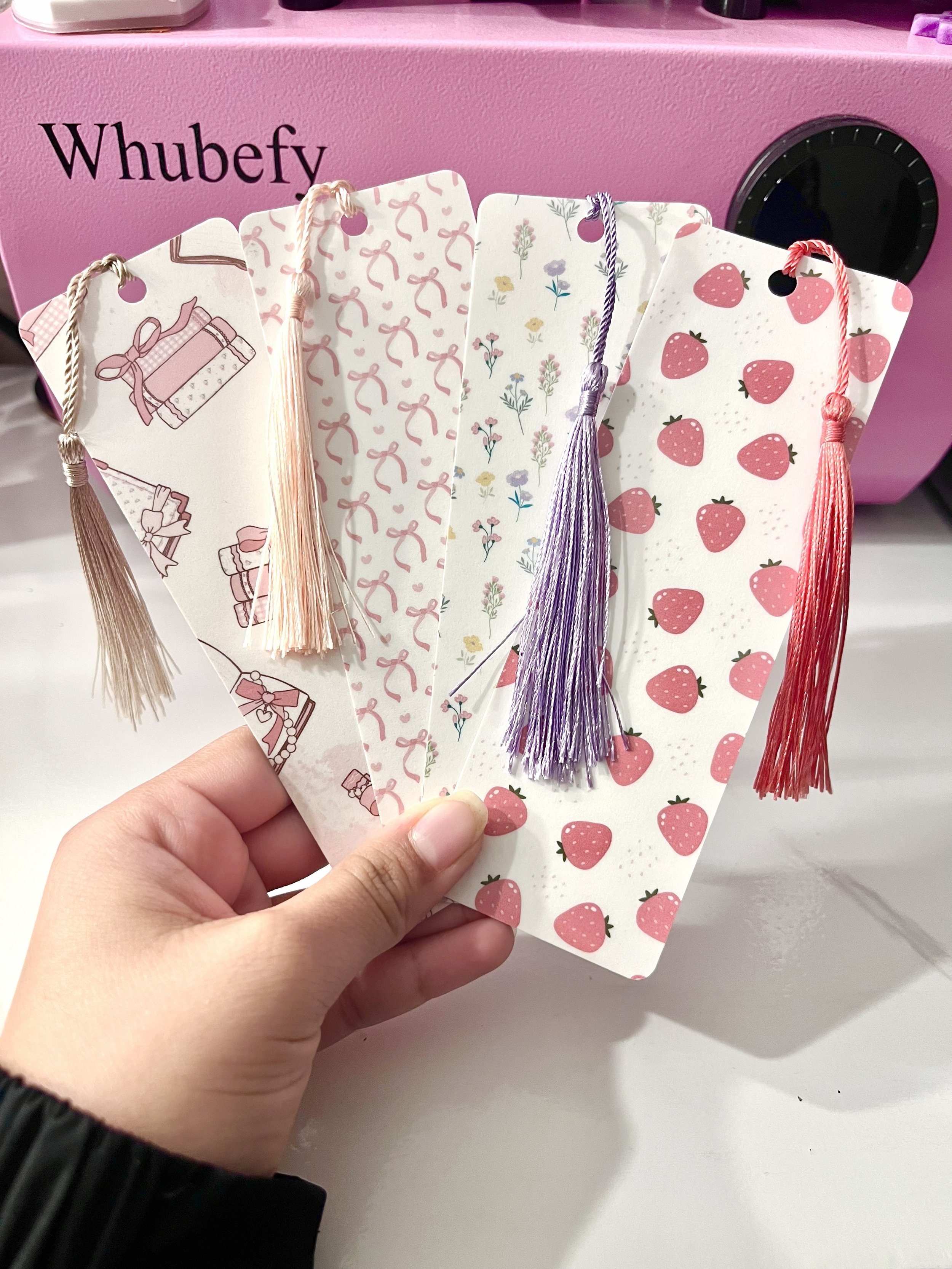 For Her Bookmarks, Durable Girly Page Holders