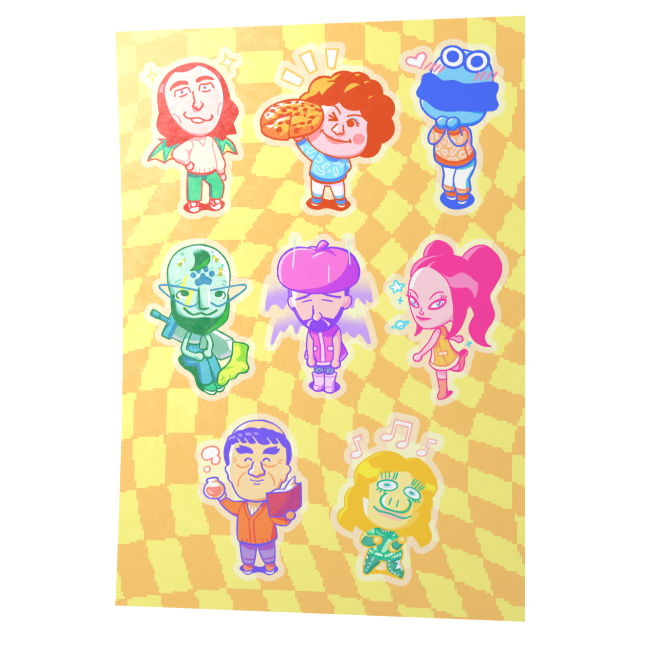 Jermadachi Life: Sticker Sheet