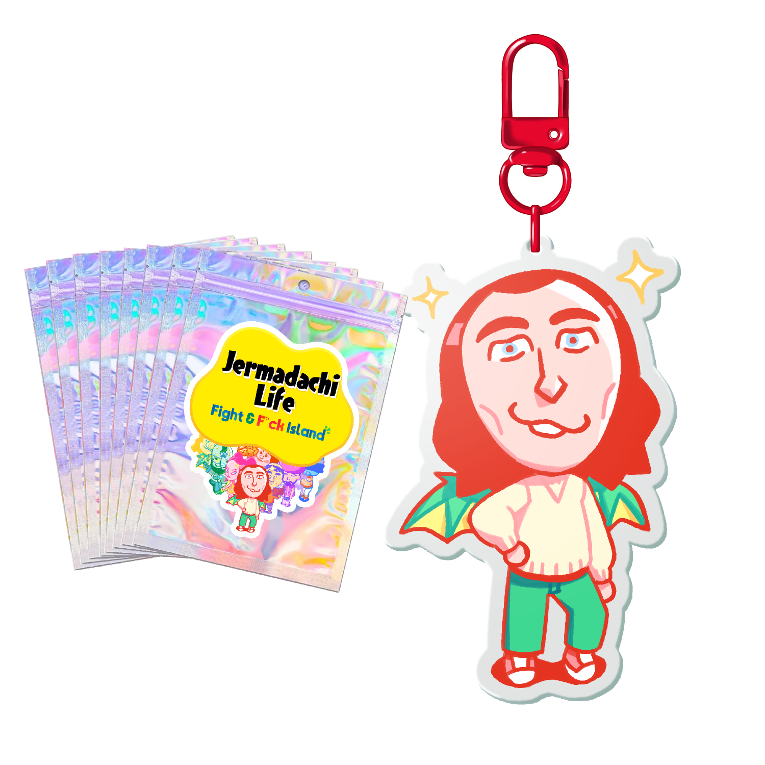 Jermadachi Life: Mystery Acrylic Charm (8-Pack)
