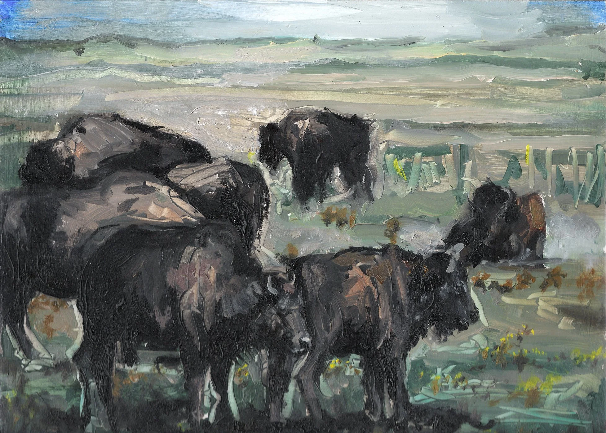 Here We Greet the Winds of Change
oil on panel 8.5" x 11" 2015

Private Collection