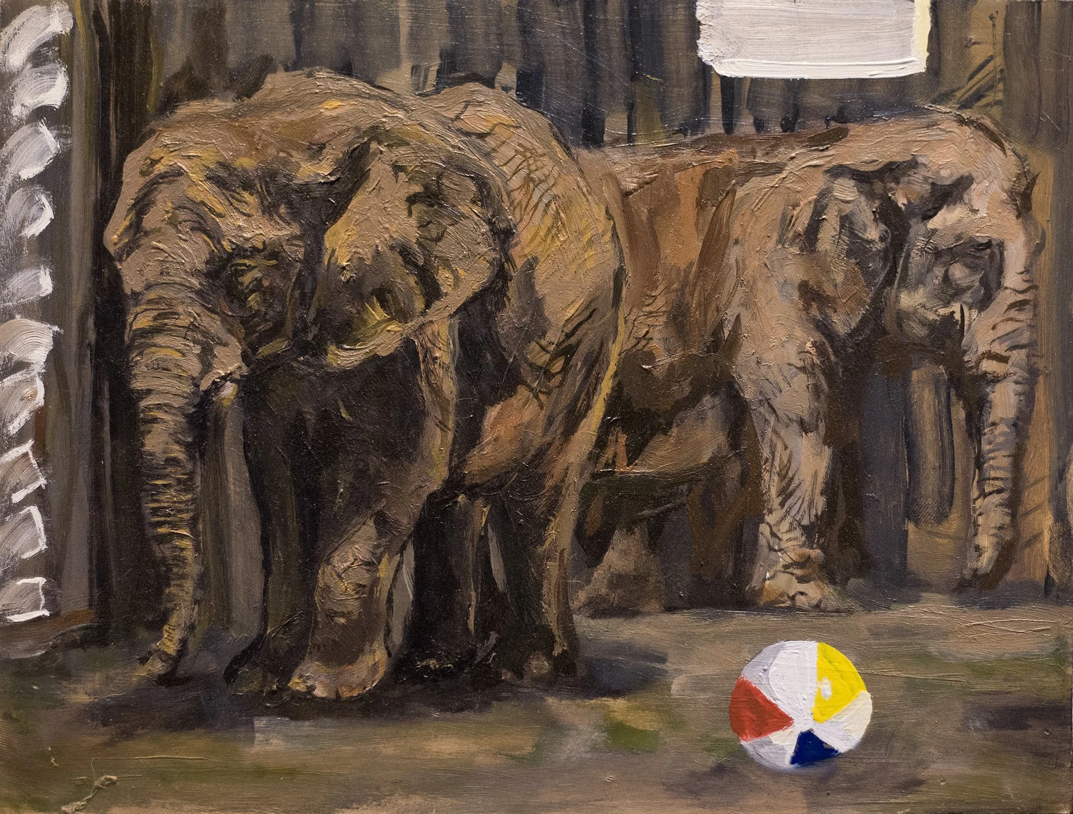 An Elephant Never Forgets
oil on panel 11" x 14" 2017

Private Collection