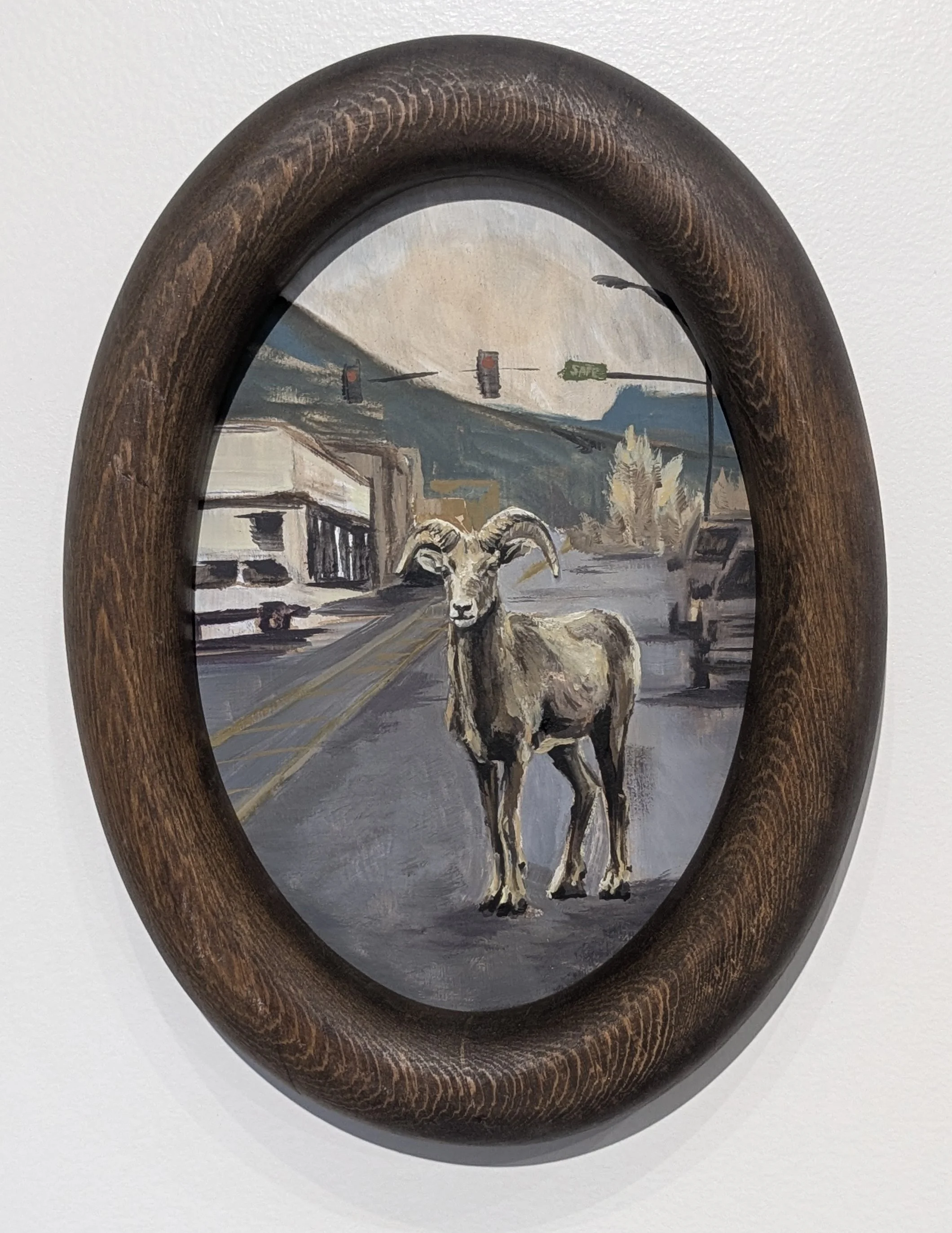 Big Horn Sheep
oil on oval panel 9 x 12” 2025