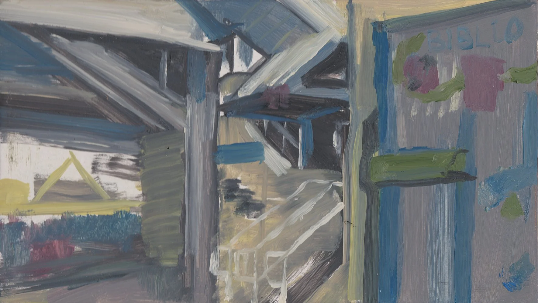 Biblioteca
oil on panel 5.75” x 10” 2016

Philly Scenes Series

Available for purchase here