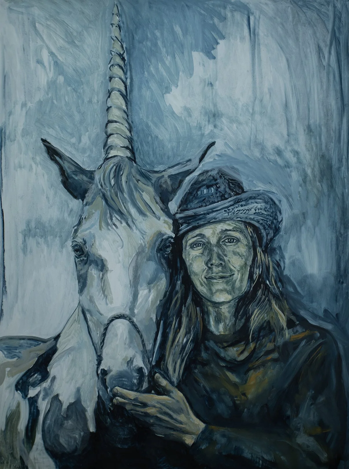 The Last Unicorn
oil on panel 36” x 48” 2023