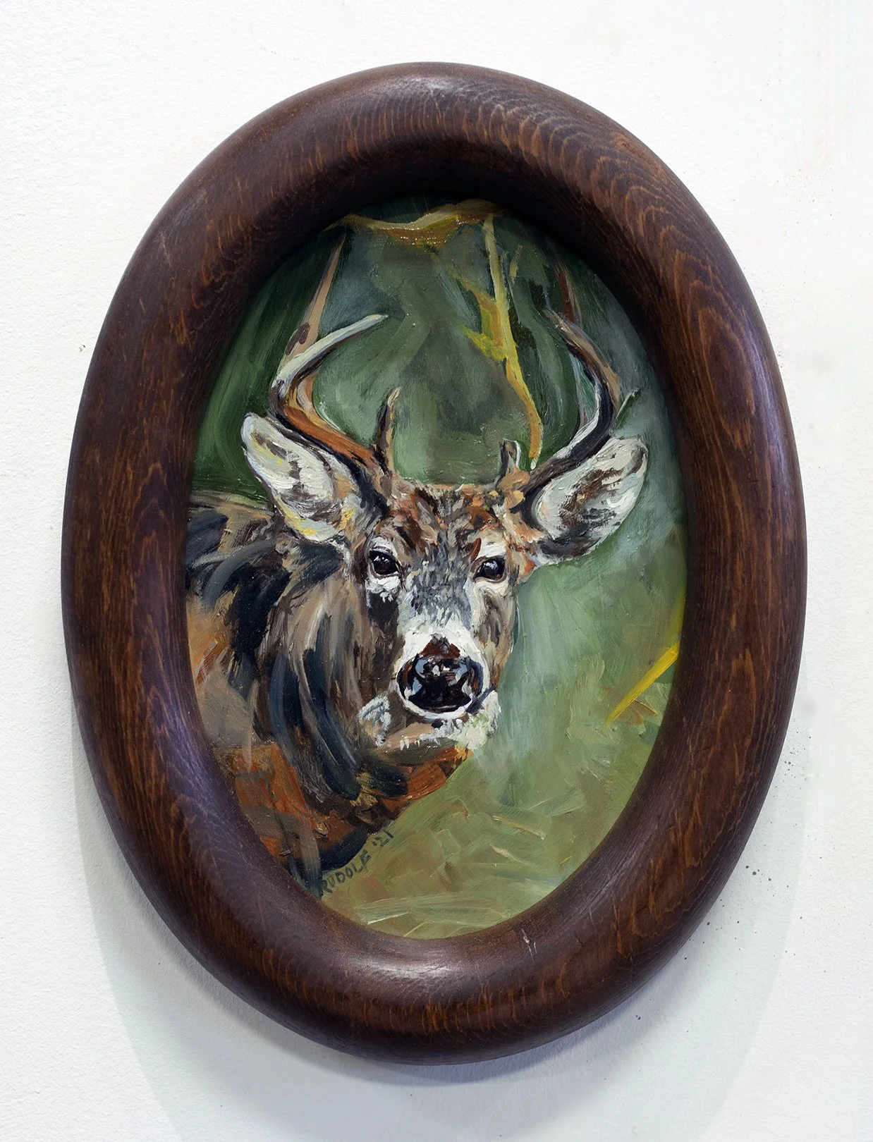 White Tailed Deer
oil on oval panel 9 x 12” 2025