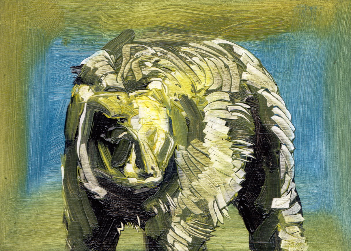 Black Bear
oil on panel 5" x 7" 2017

Private Collection