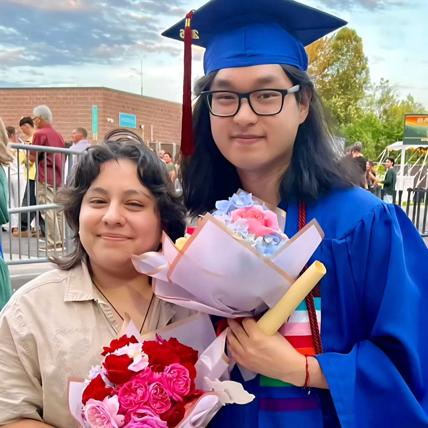 Graduating with an AFA in Graphic Design, @clarkcollege Class of 2026 🐧 Thank you to my partner for being my #1 support, my parents for supporting my educational journey, my partner's family for cheering me on always, and my friends for motivating m