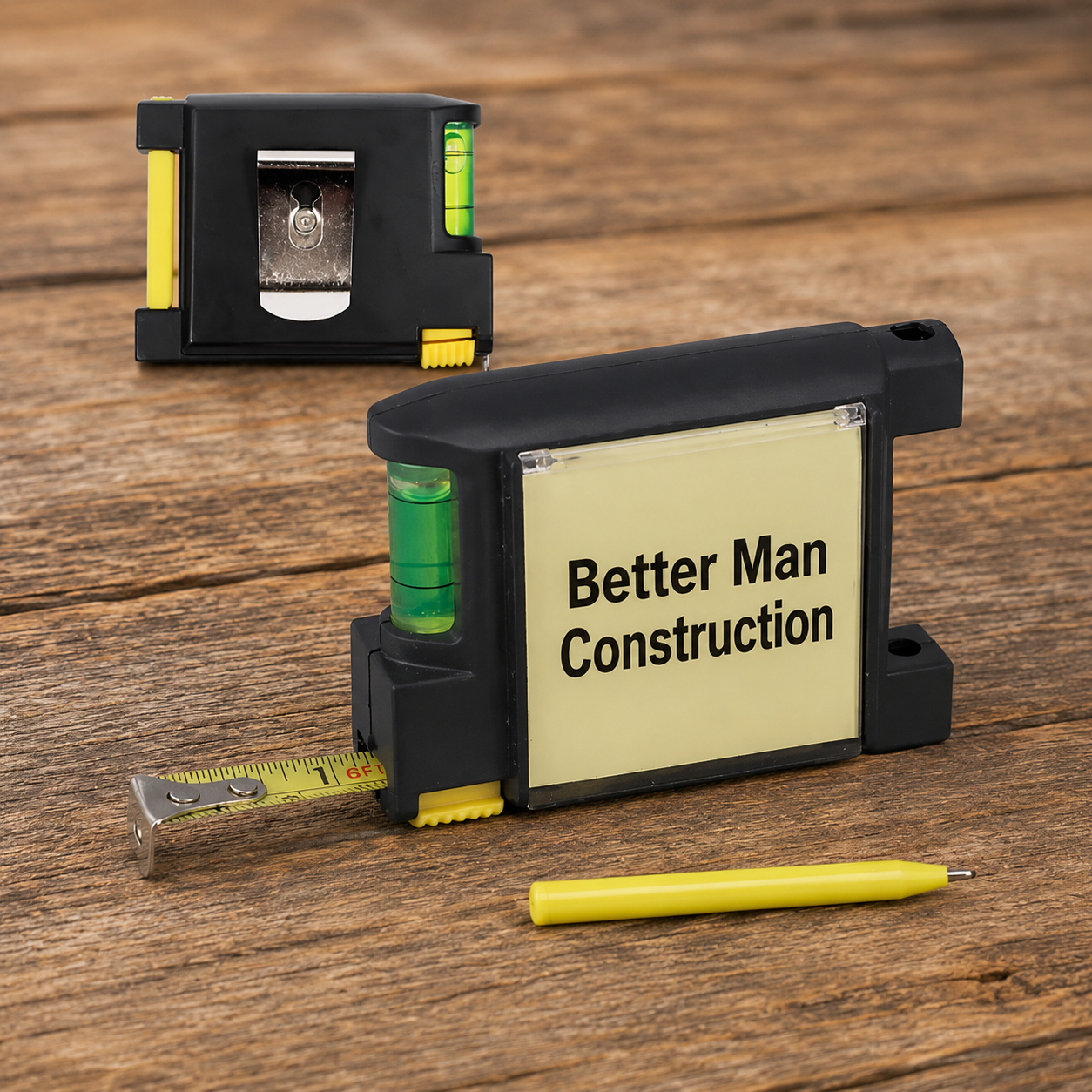 Tape Measure w/ Level and Notepad