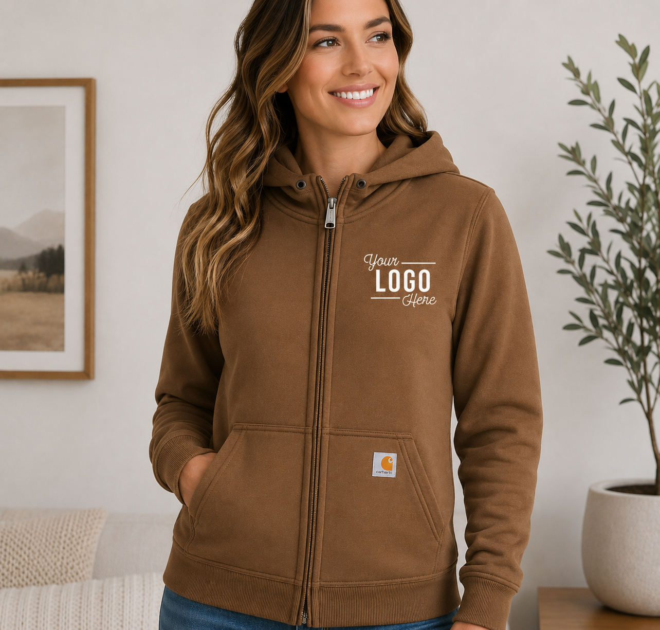 Women's Carhartt Full Zip Hoodie - Clarksburg