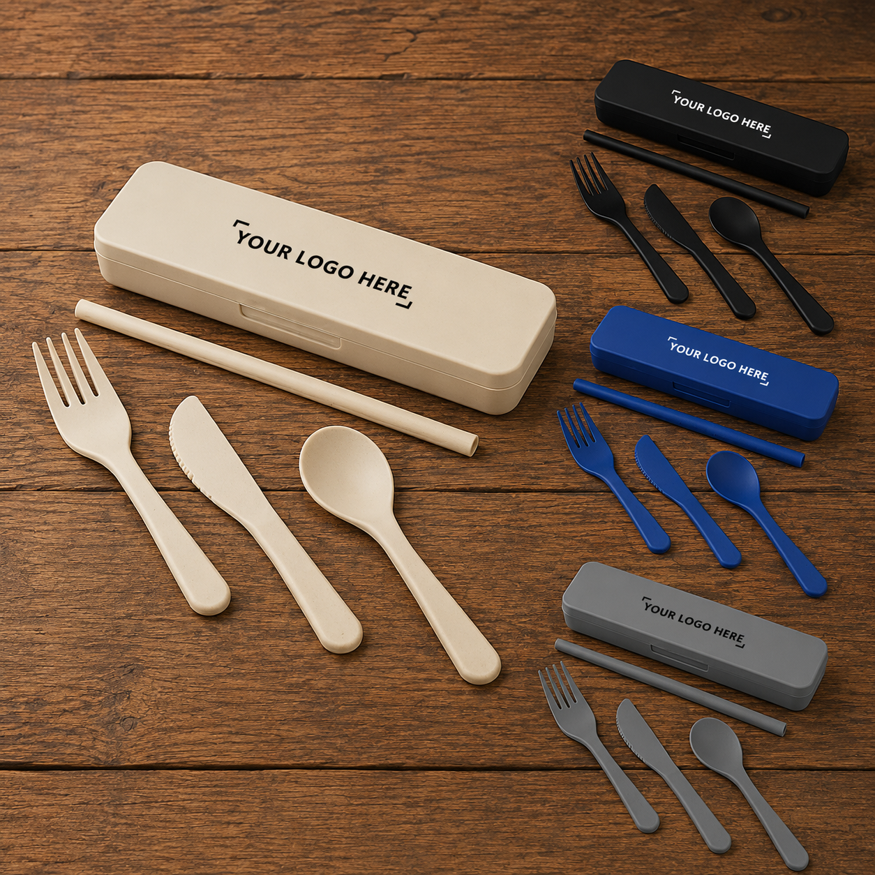 Recycled Plastic On The Go Utensil Kit