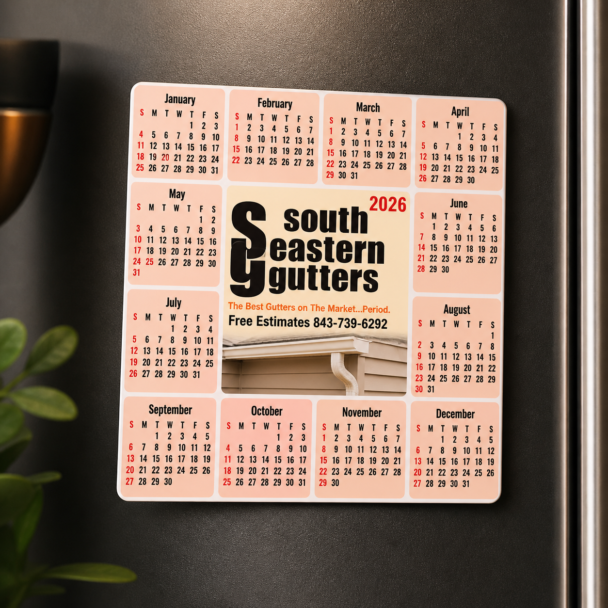Custom Calendar Magnets