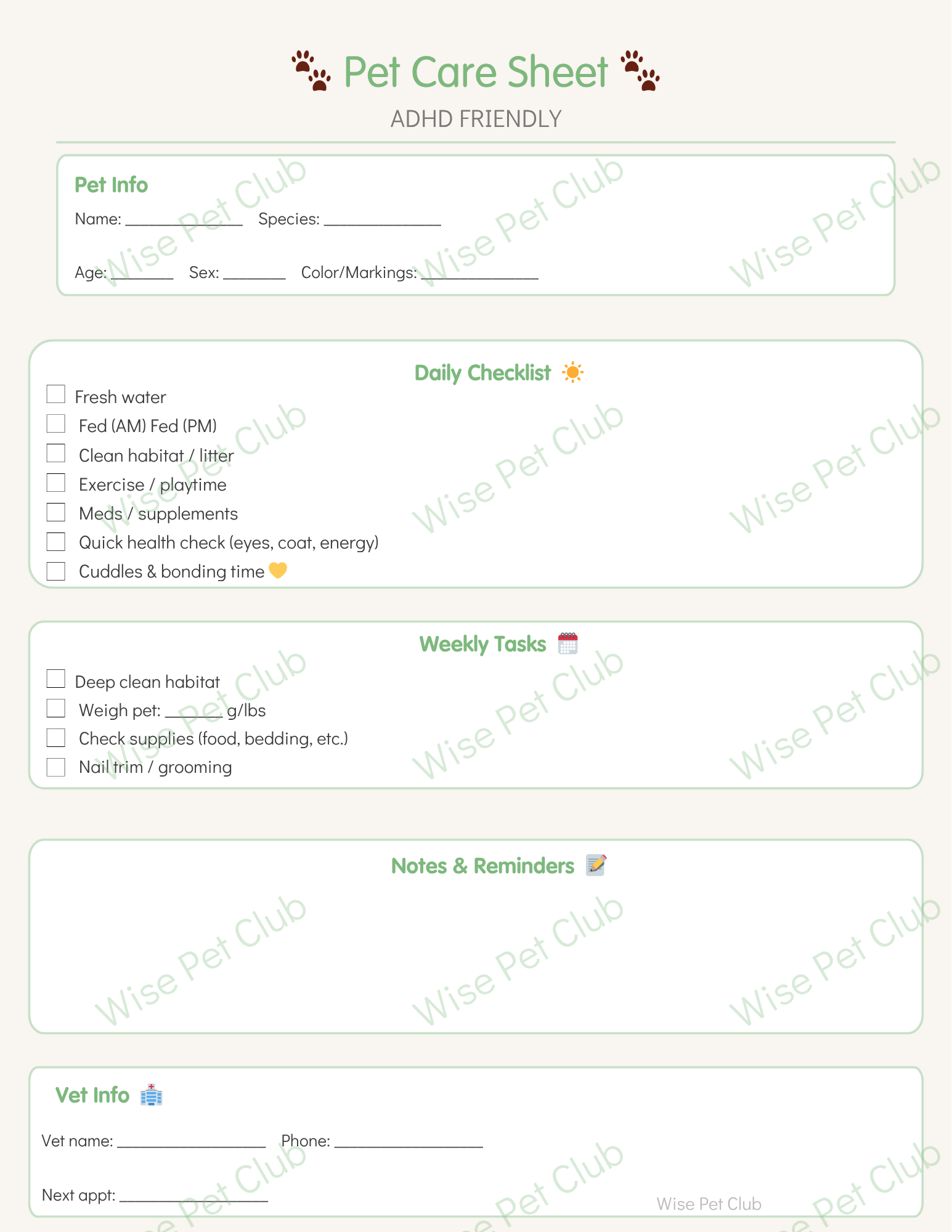 Cute Simple ADHD-Friendly Pet Care Sheet (1).png