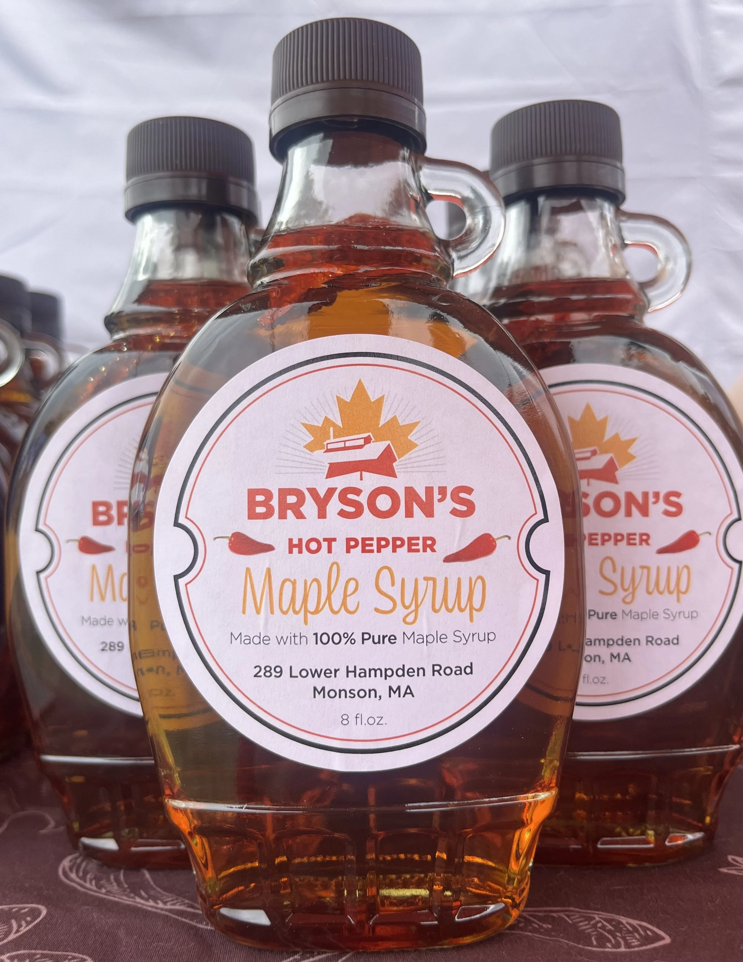 Hot pepper infused maple syrup