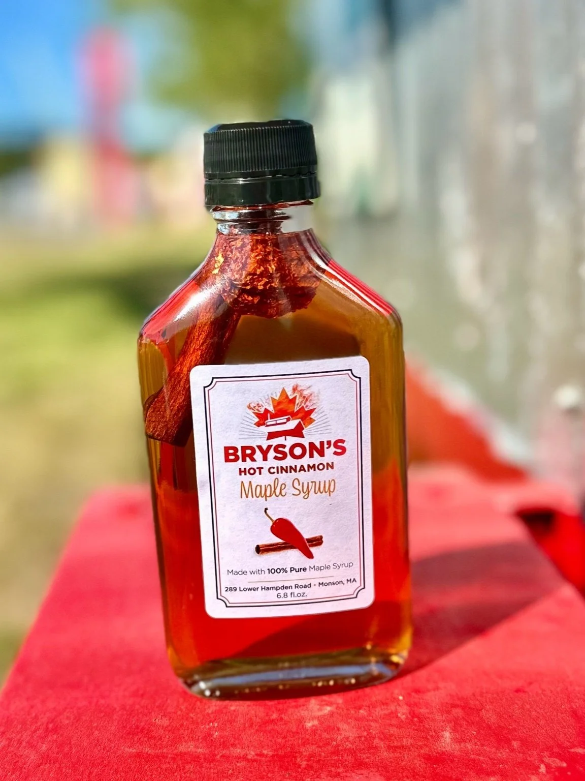 Hot cinnamon maple syrup