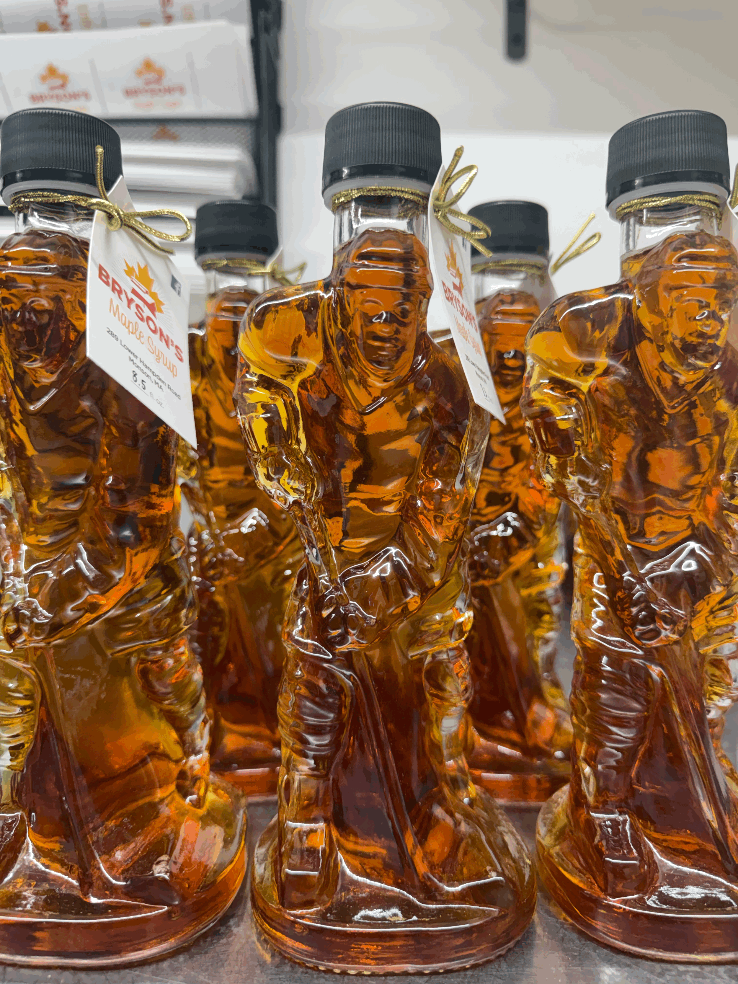 Hockey player bottle