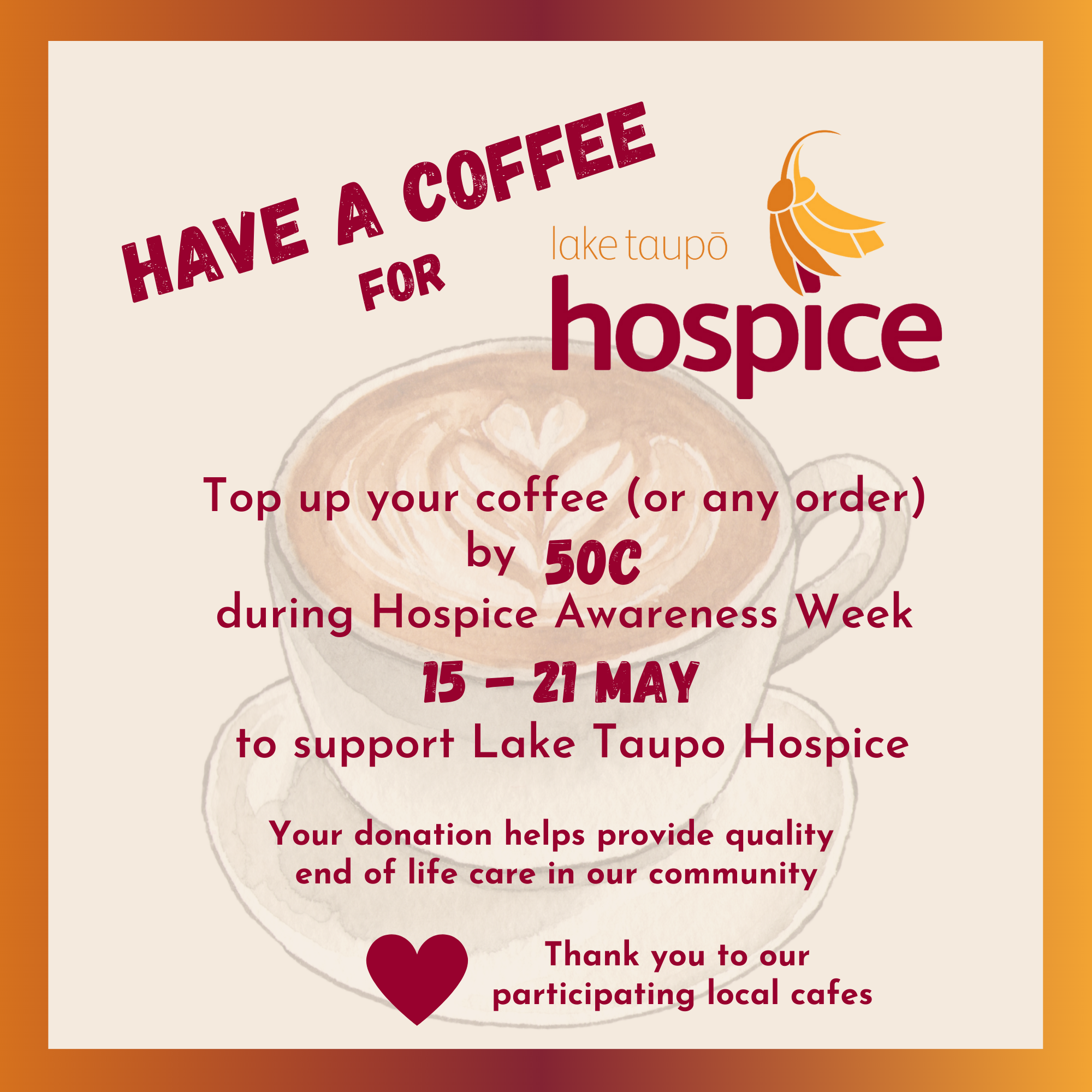Have a Coffee for Hospice