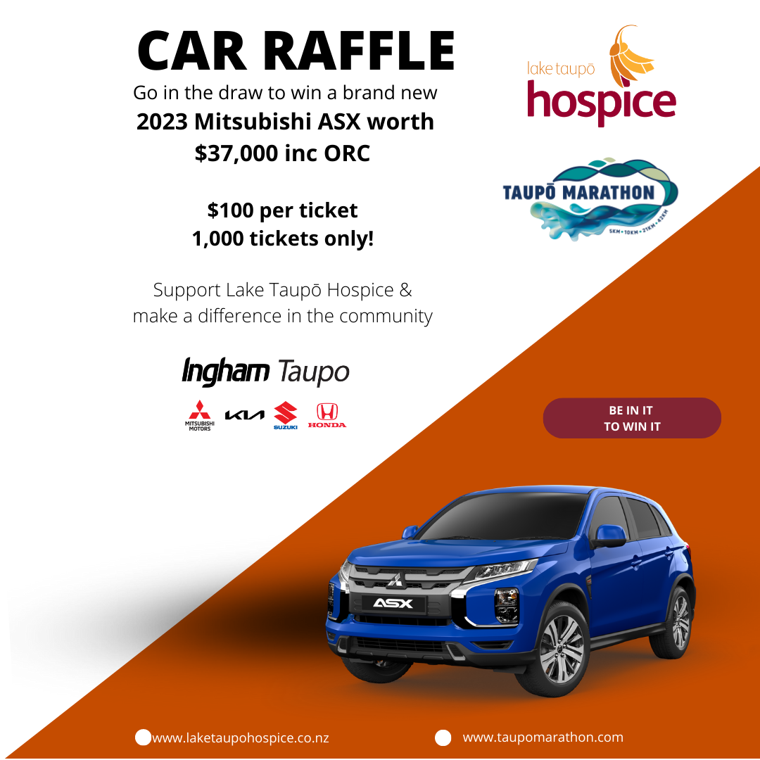 Lake Taupō Hospice Car Raffle