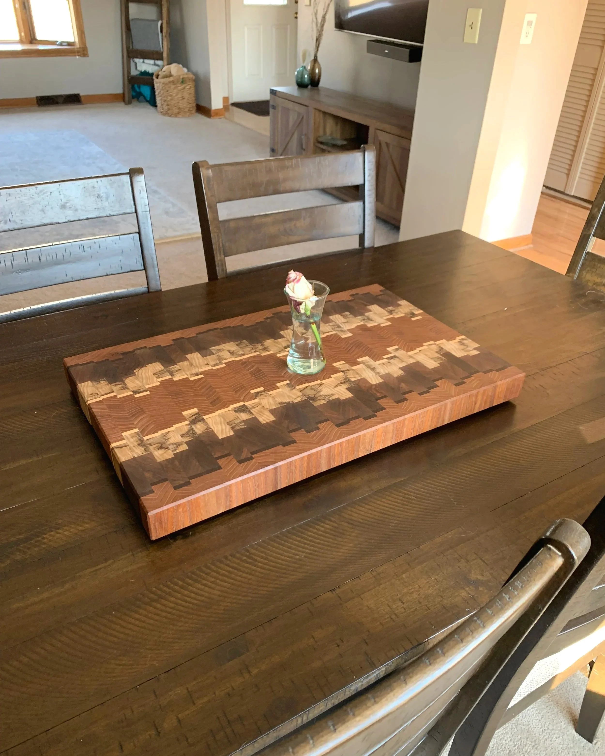 End Grain Cutting Board 1