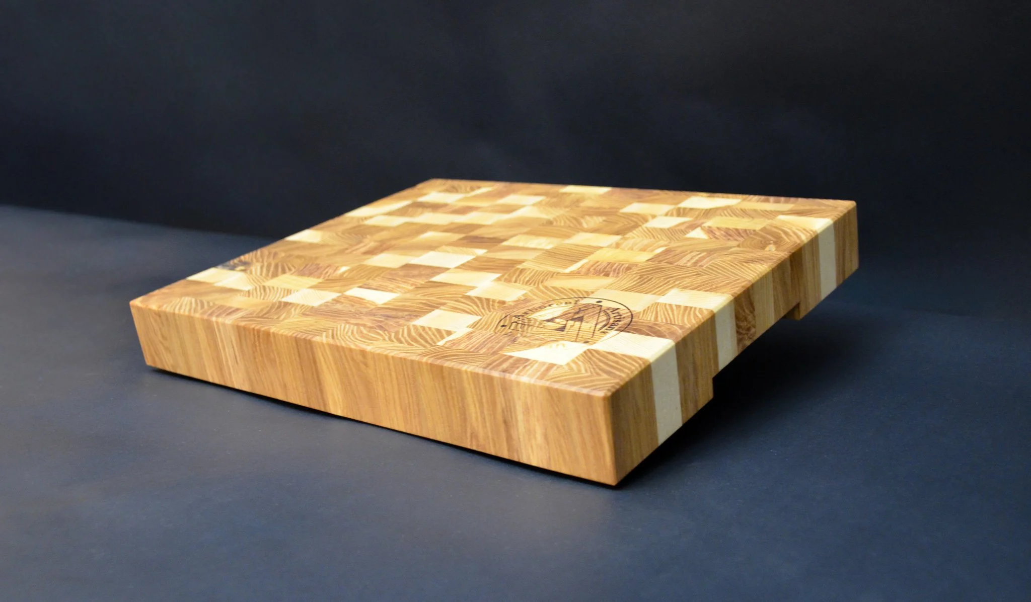 White Ash End Grain Cutting Board - Squared