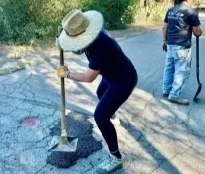 THANK YOU TO ALL THE POTHOLE FILLERS!