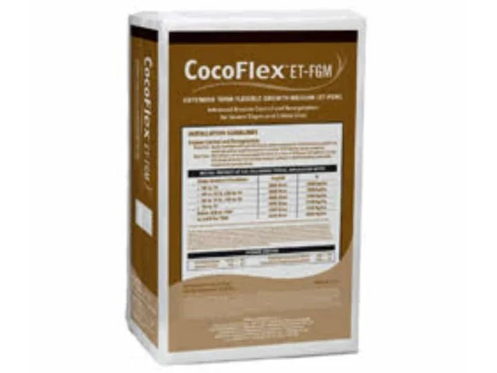 A bag of CocoFlex ET-F6M, a type of construction material or additive.