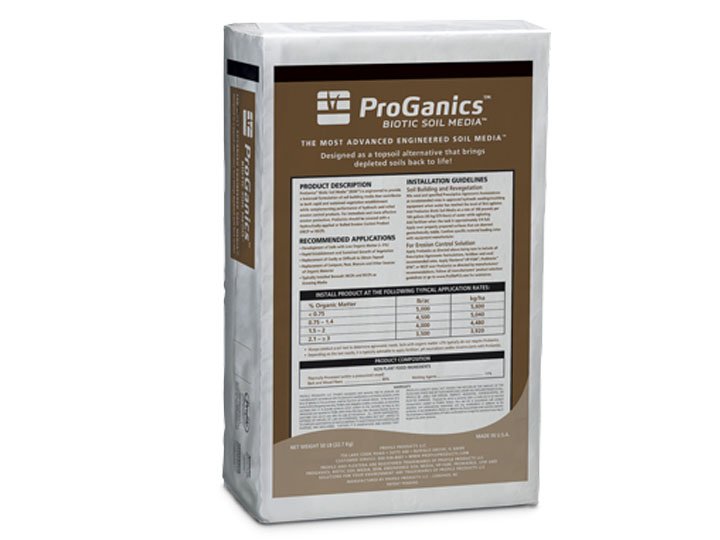 Bag of ProGanic Biotic Soil Media for soil improvement