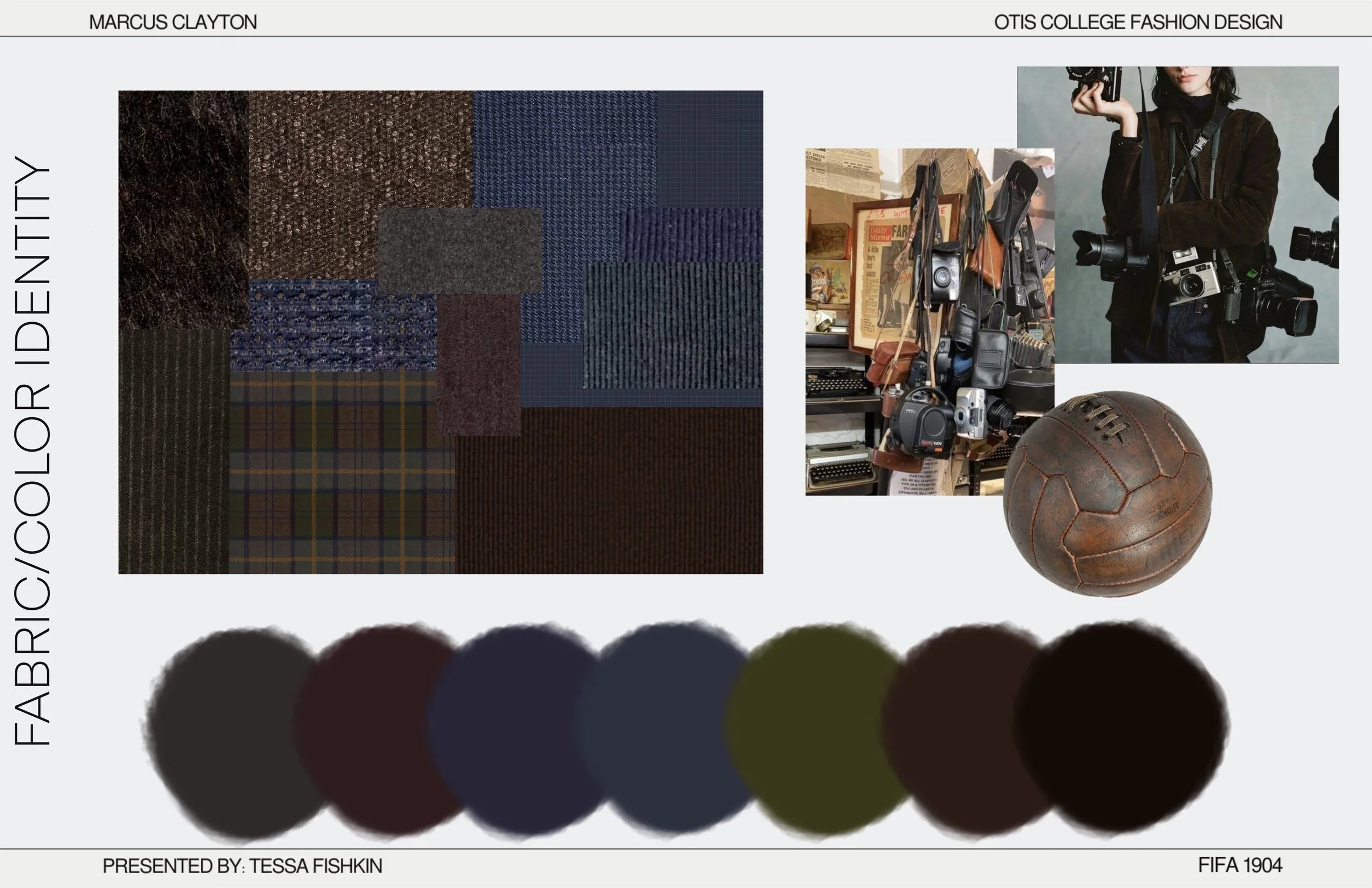 Fabric board & colors.