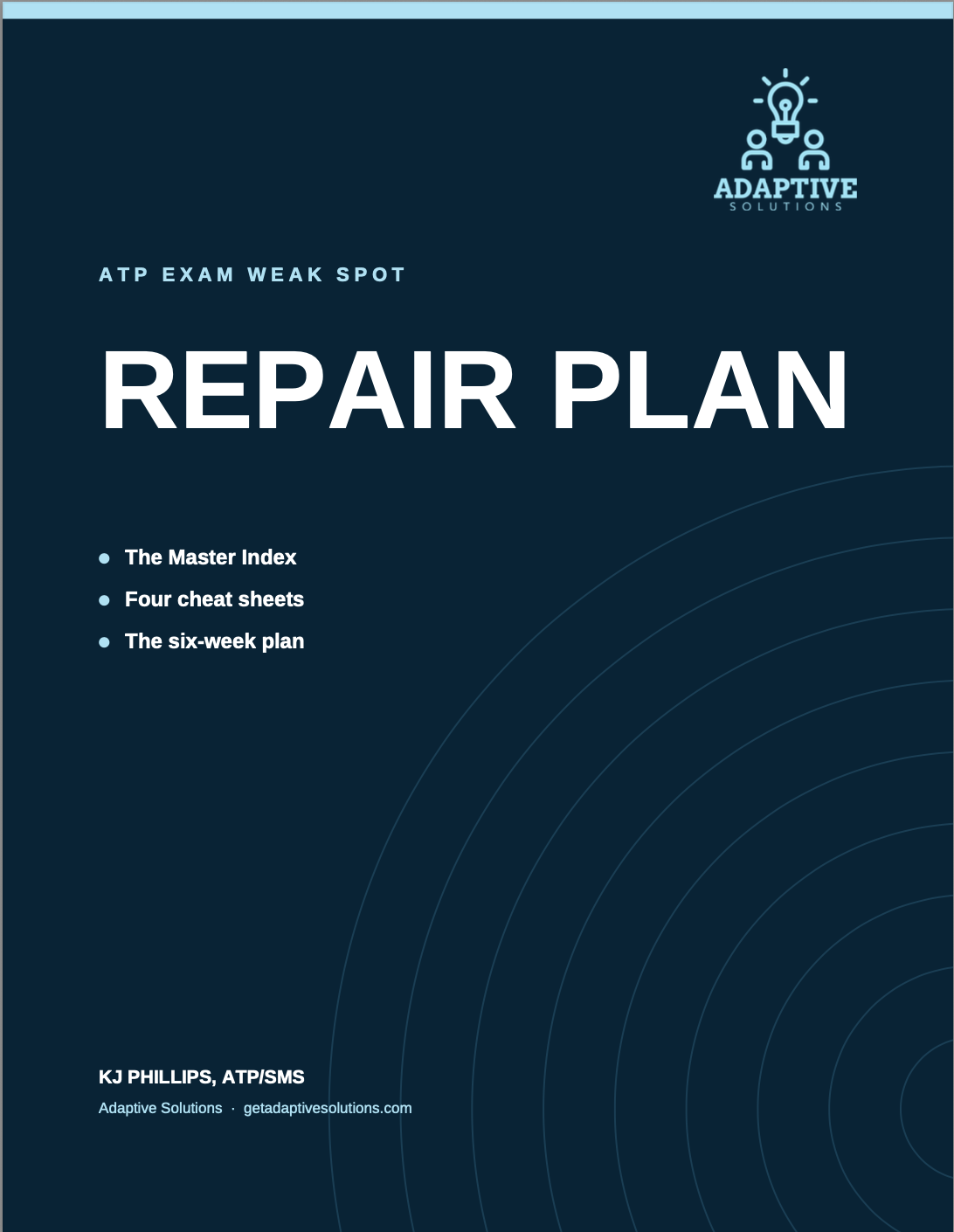 ATP EXAM WEAK SPOT  REPAIR PLAN