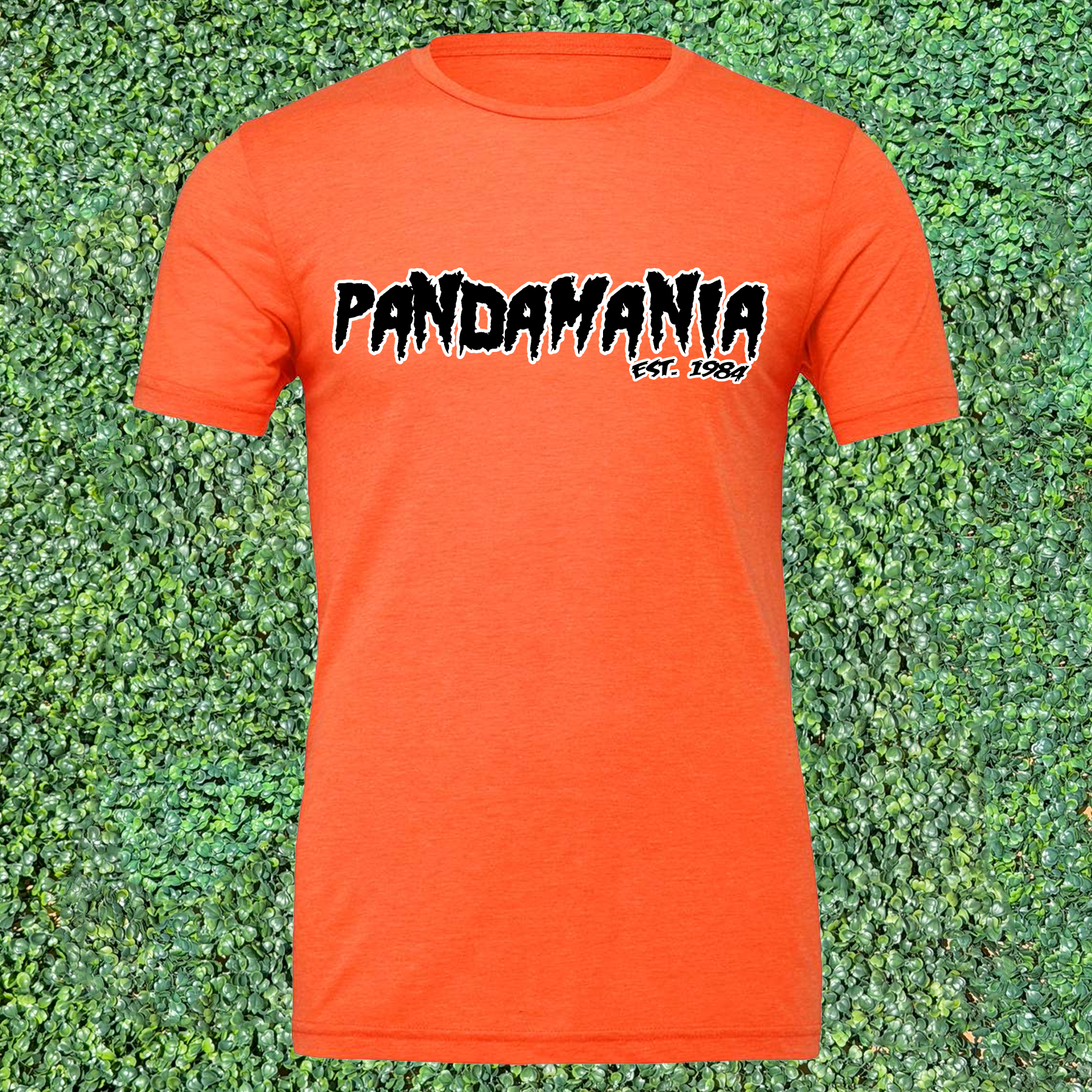 Pandamania T-Shirt - Orange/Black