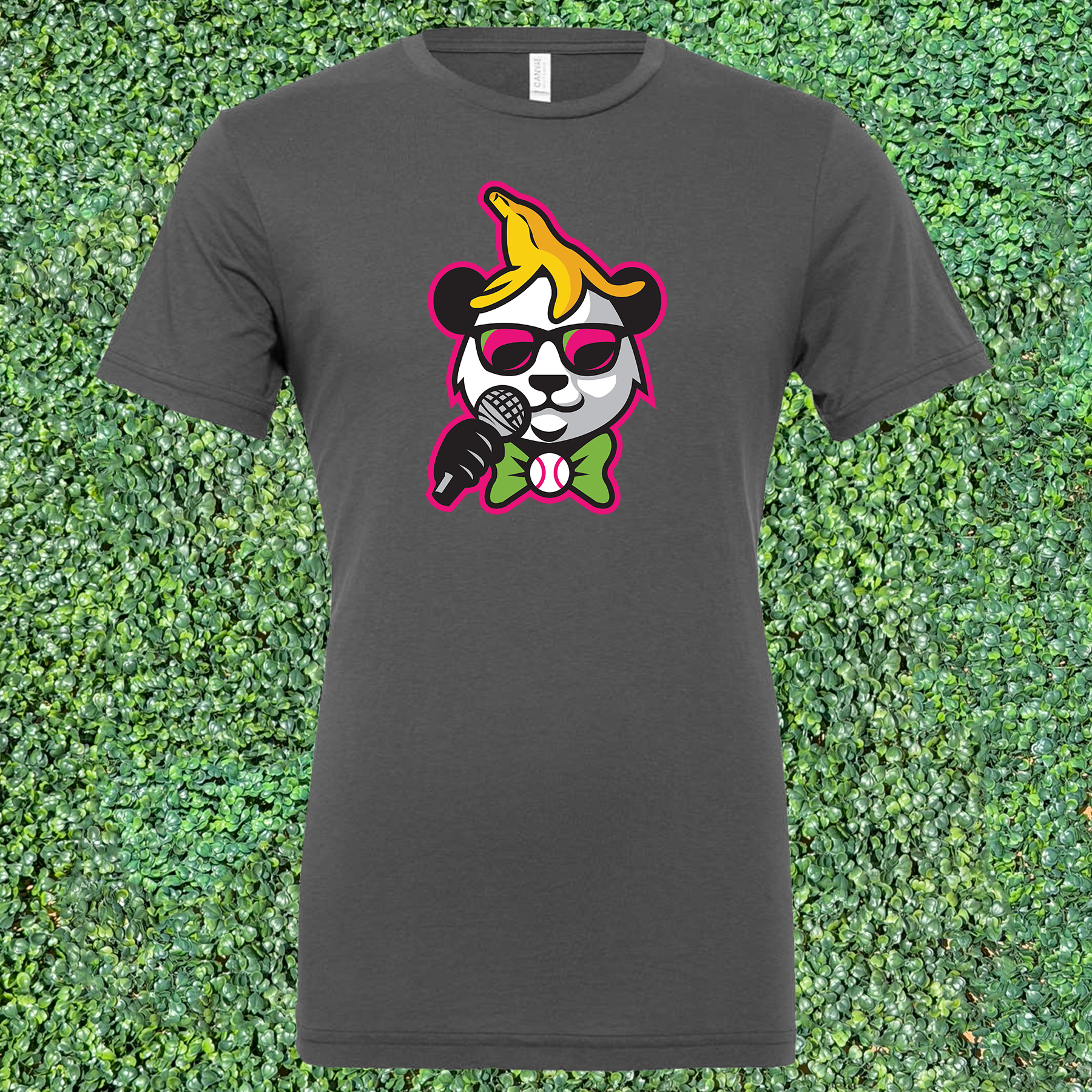 Panda Logo T-Shirt - Dark Gray
