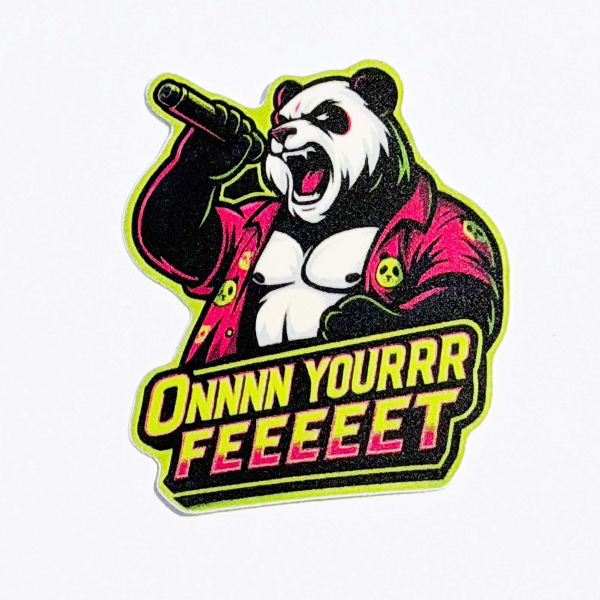 On Your Feet 3" Sticker