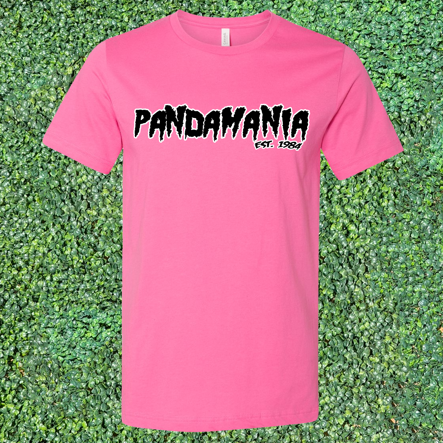 Pandamania T-Shirt - Pink/Black