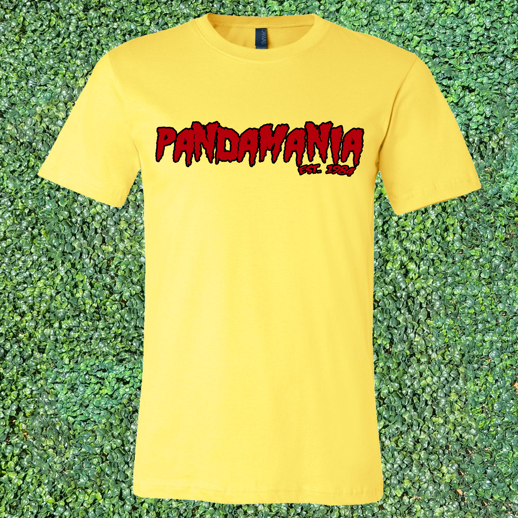 Pandamania T-Shirt - Yellow/Red