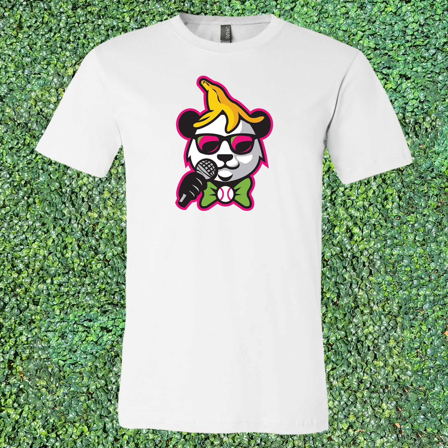 Panda Logo T-Shirt - White