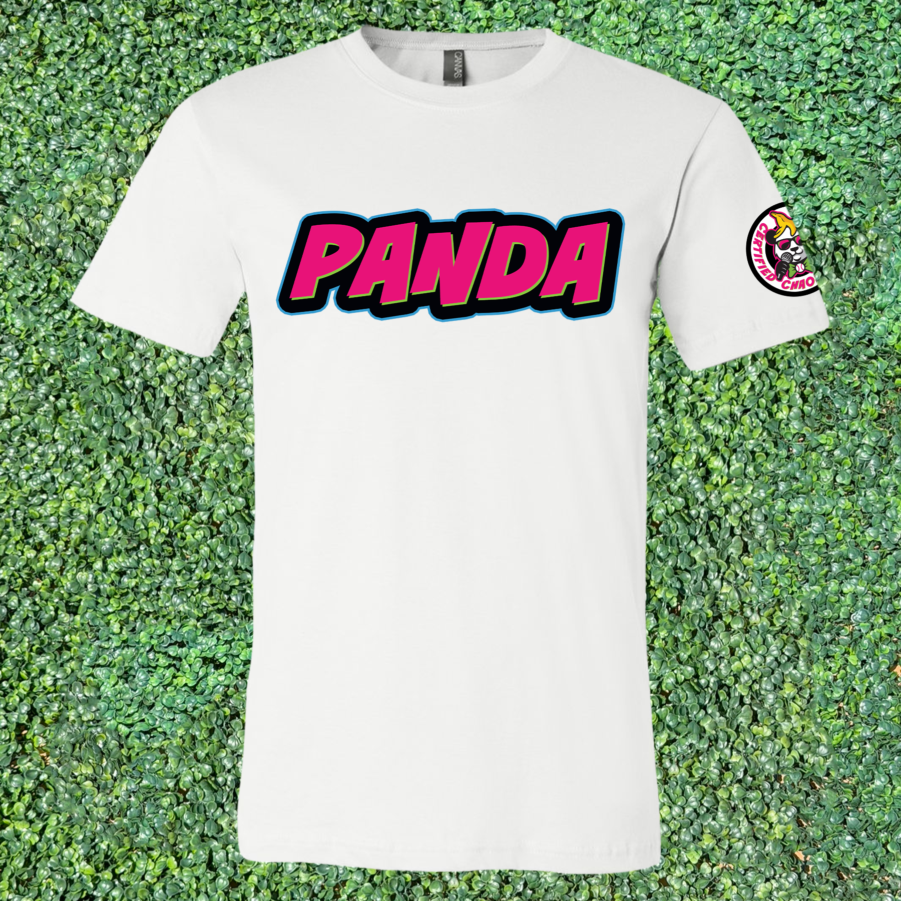 Panda Wordmark T-Shirt - White