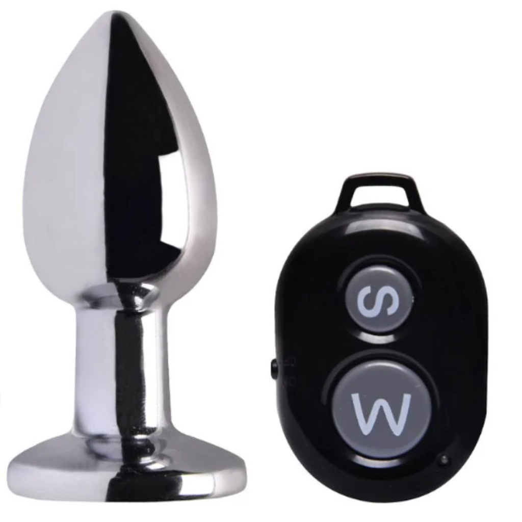 Plug Anal Vibratório Metal com Controle