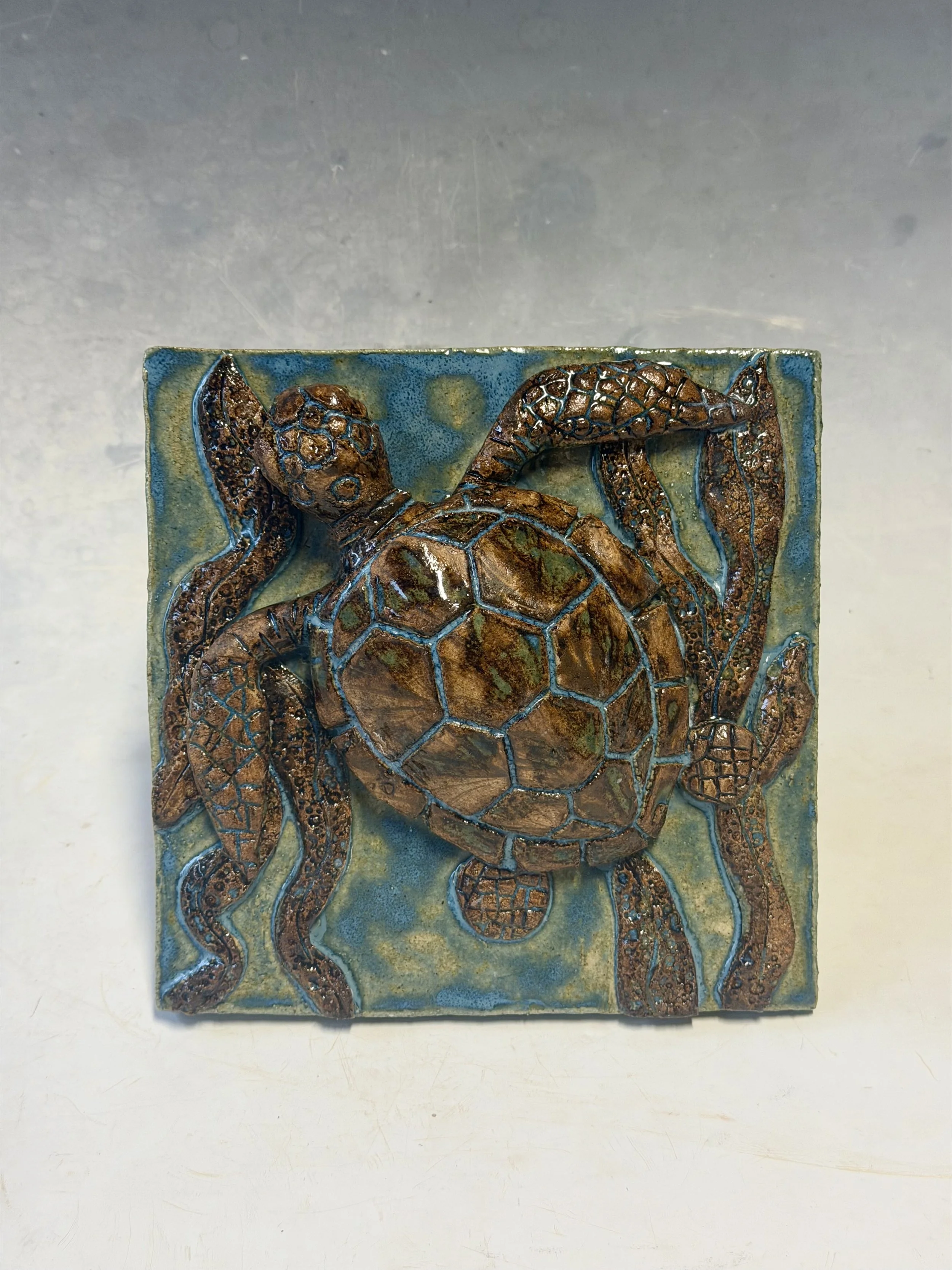 Sea Turtle Wall Tile