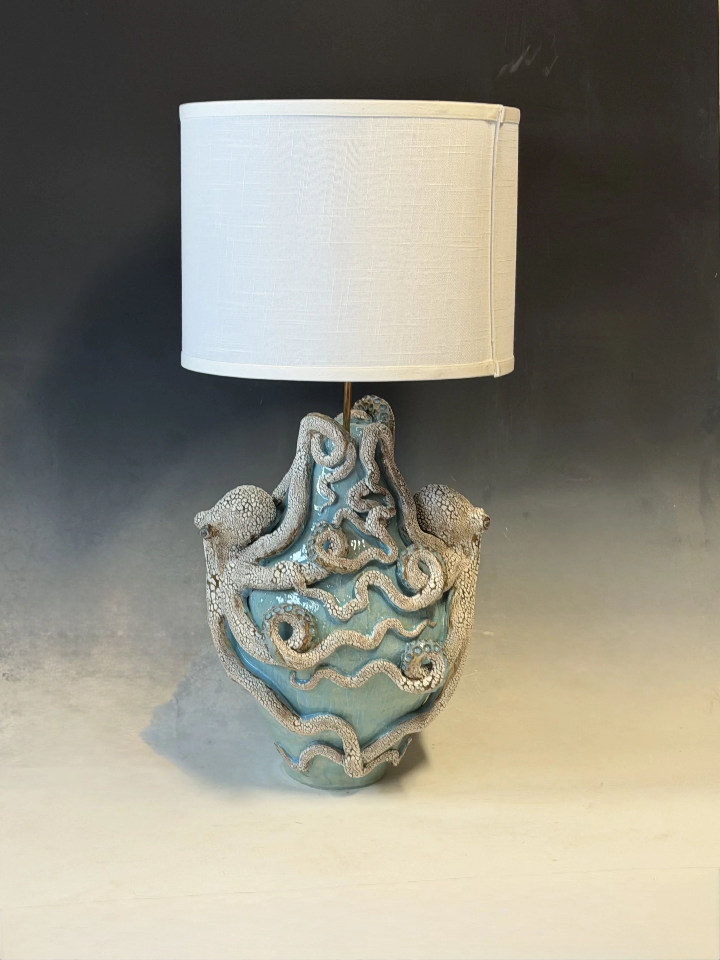 Double Octopus Table Lamp