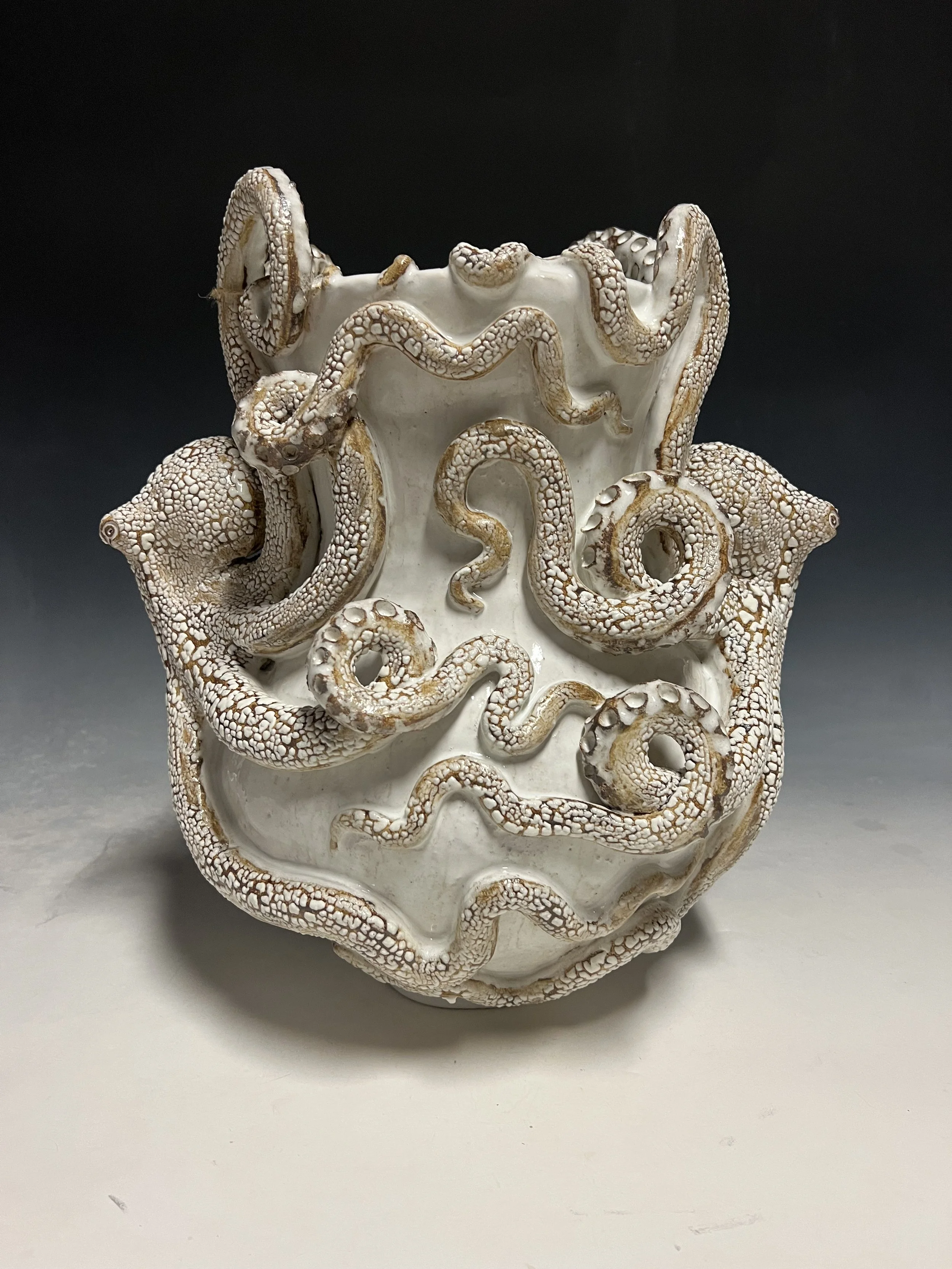 Double Octopus Vase