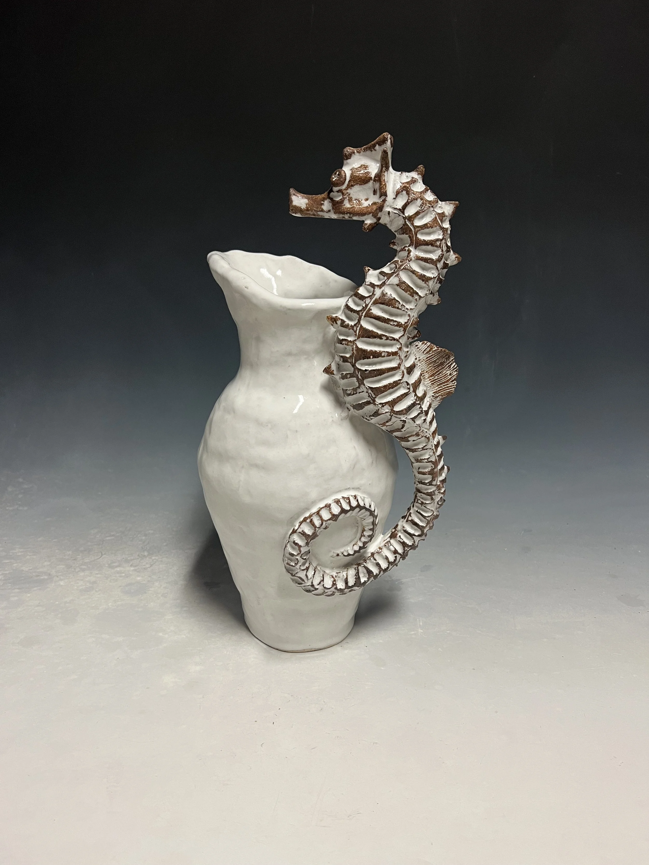 Seahorse Pitcher