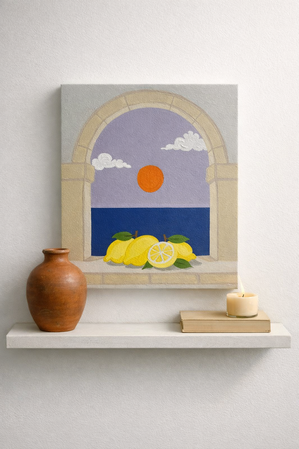 Lemon painting