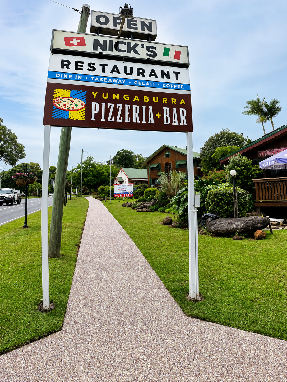 Exposed footpath-Yungaburra-Atherton Tablelands