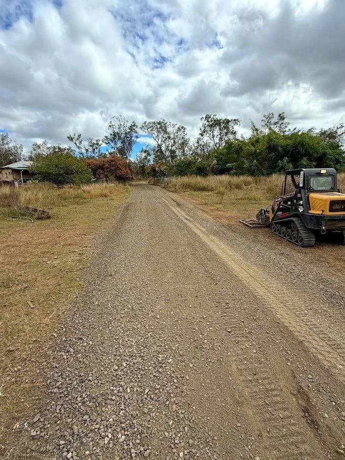 Finished Rural Driveway Earthmoving Mareeba