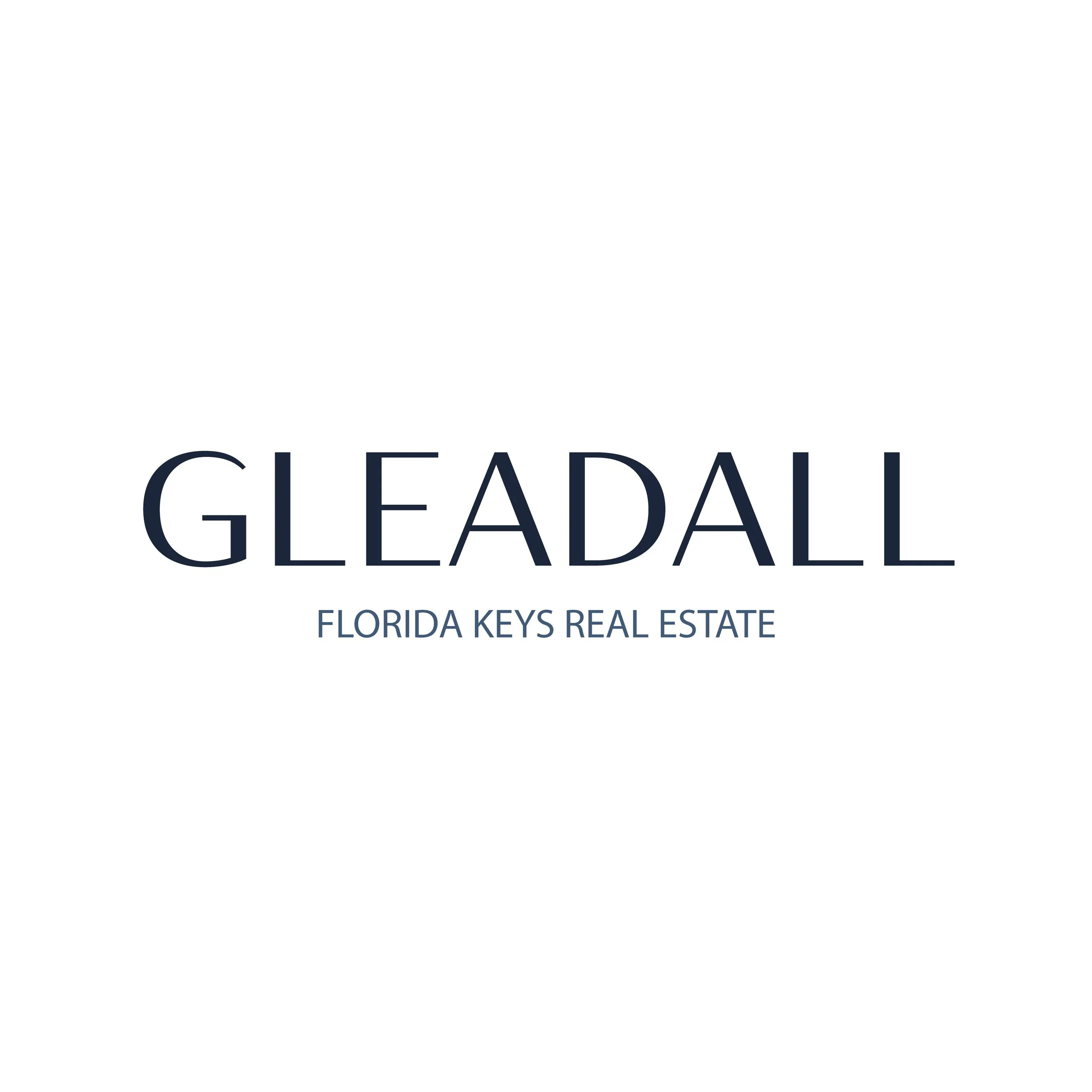 Logo for GLEADALL, a real estate company in Florida Keys.