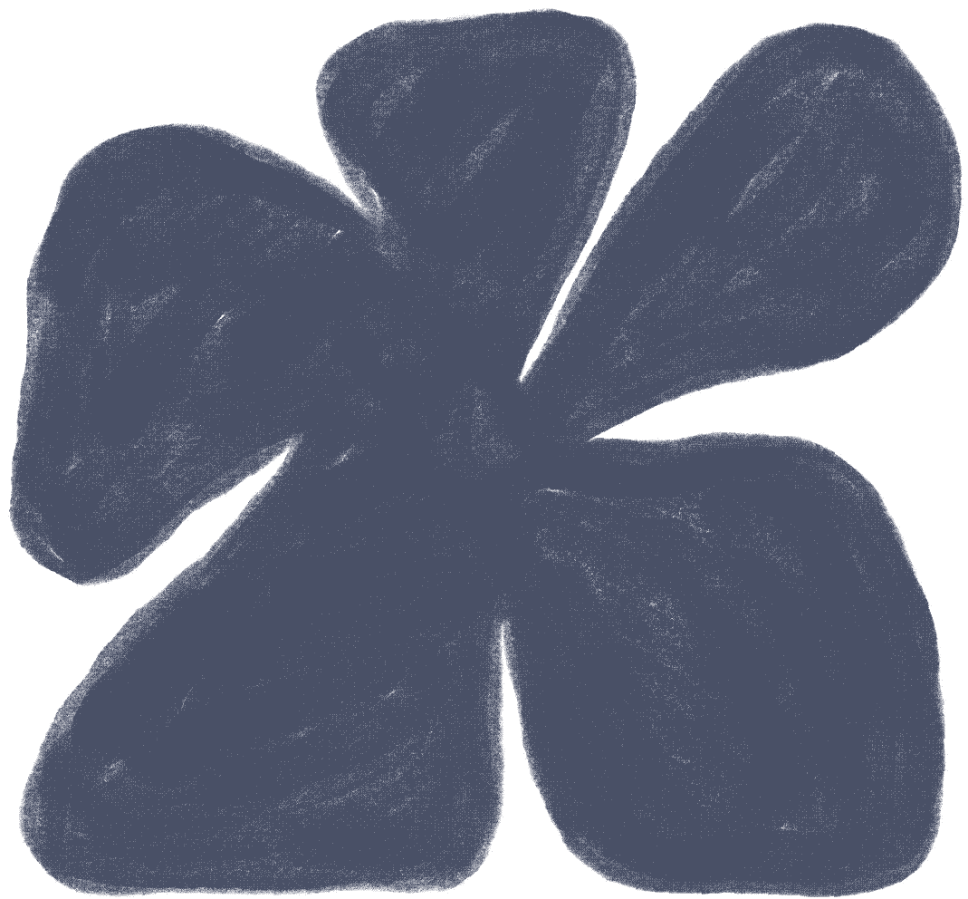 An abstract sketch of a flower.