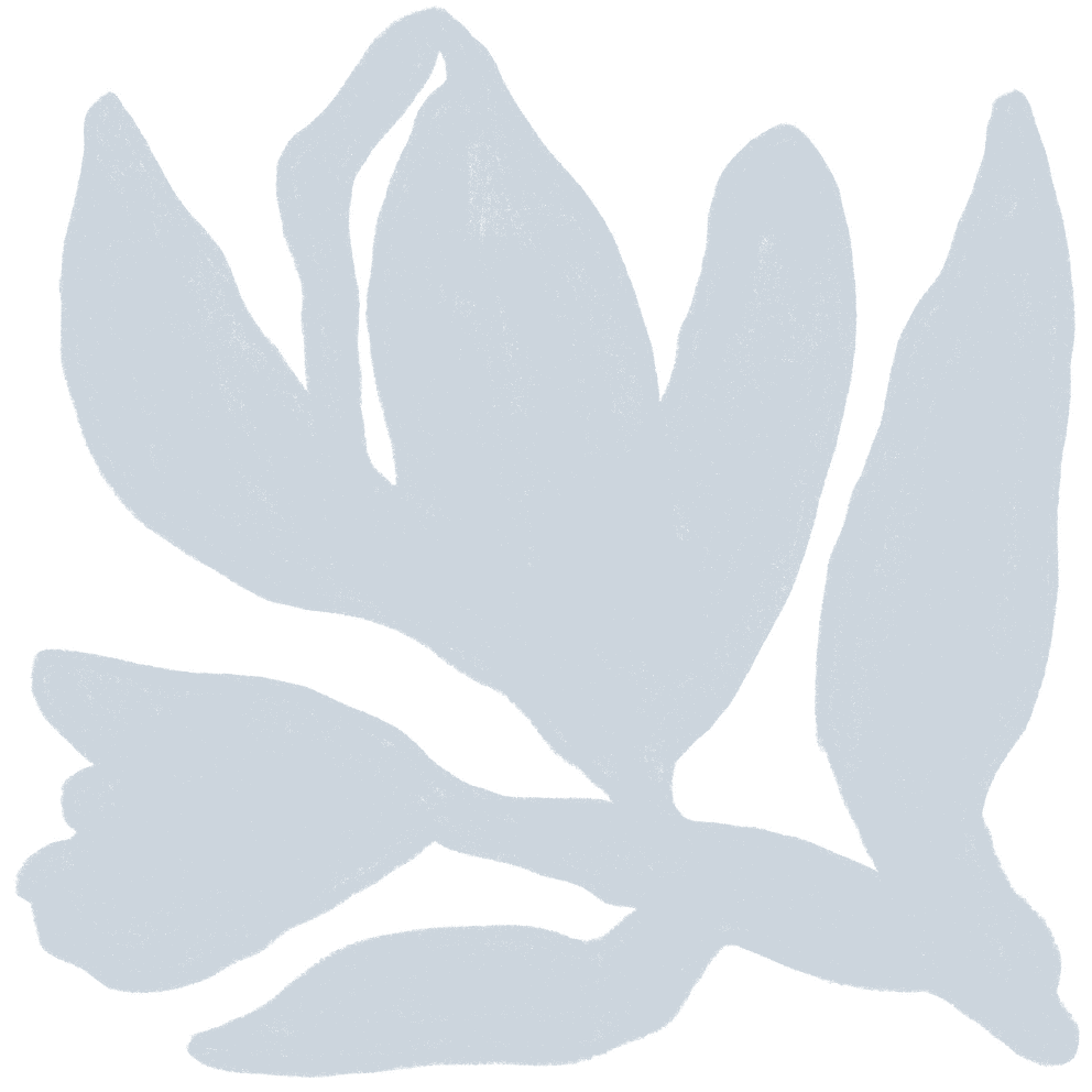 An abstract sketch of a flower.