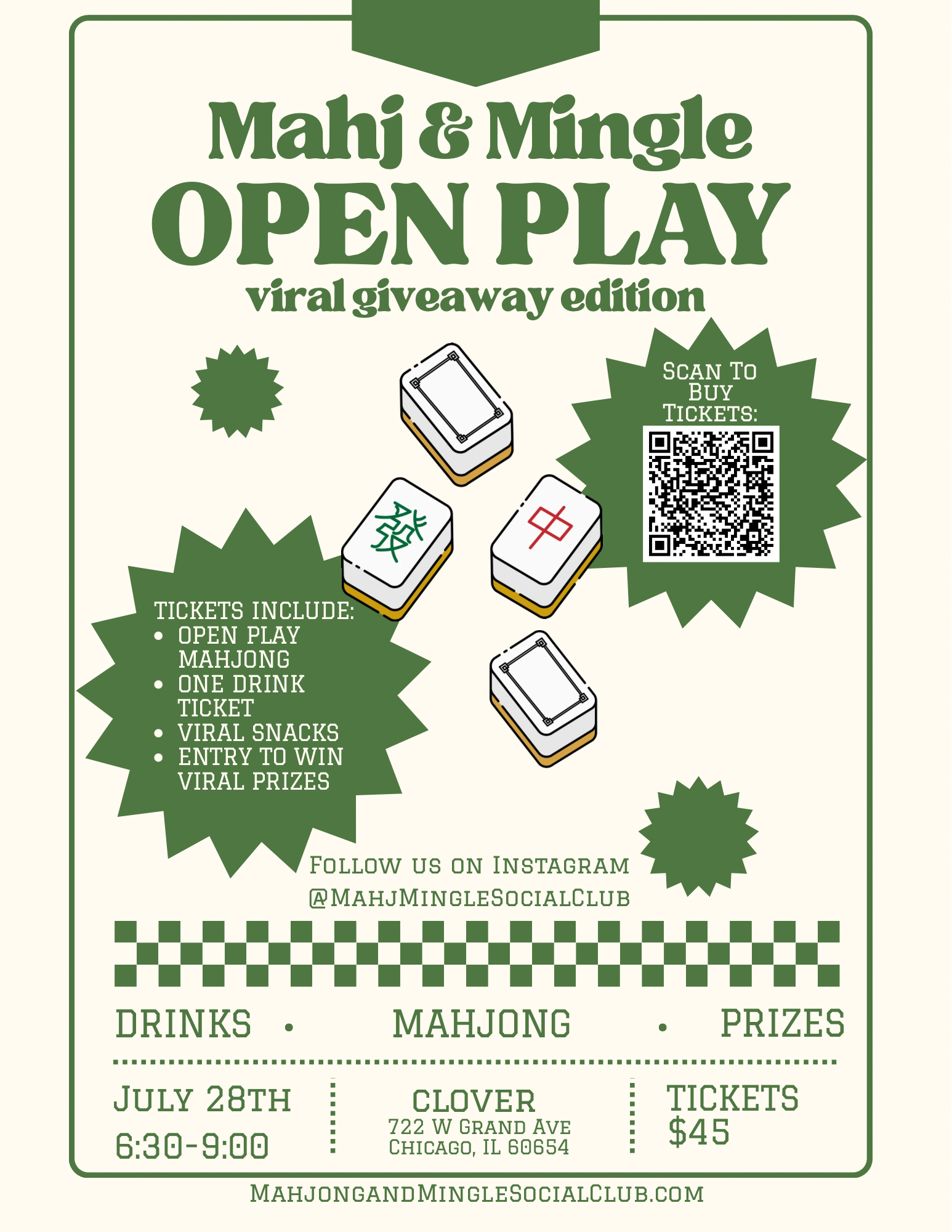 Mahjong Open Play: Viral Giveaway Edition – July 28