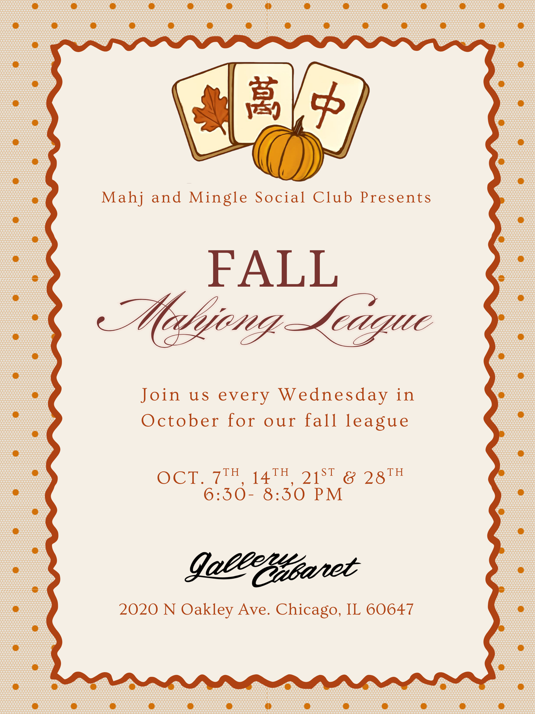 Mahjong League chicago- buck town