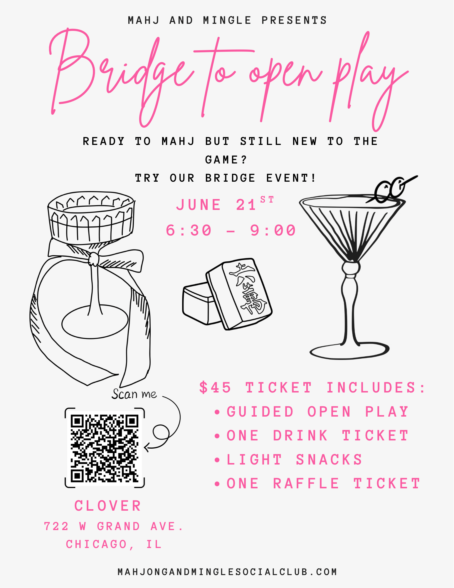 Bridge to Open Play- July 21st